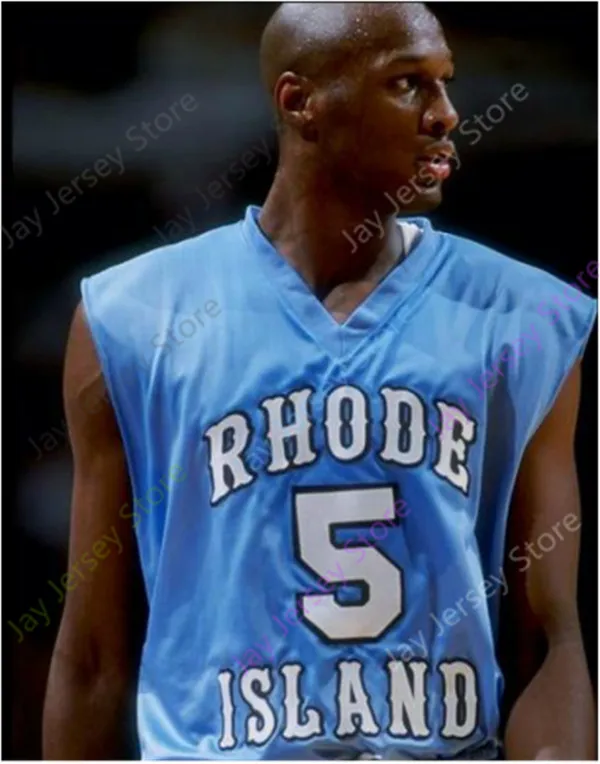 2020 Rhode Island Basketball Jersey NCAA College Fatts Russell Jeff Dowtin Tyrese Martin Langevine Calverley Mobley Lamar Odom Jared Terrell