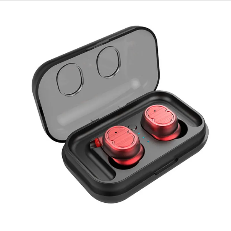 TWS-8 Bluetooth 5.0 Earphones Headset True Wireless Earbuds HIFI Bass Noise Cancelling 3D Stereo Ear Pods with Charging Box