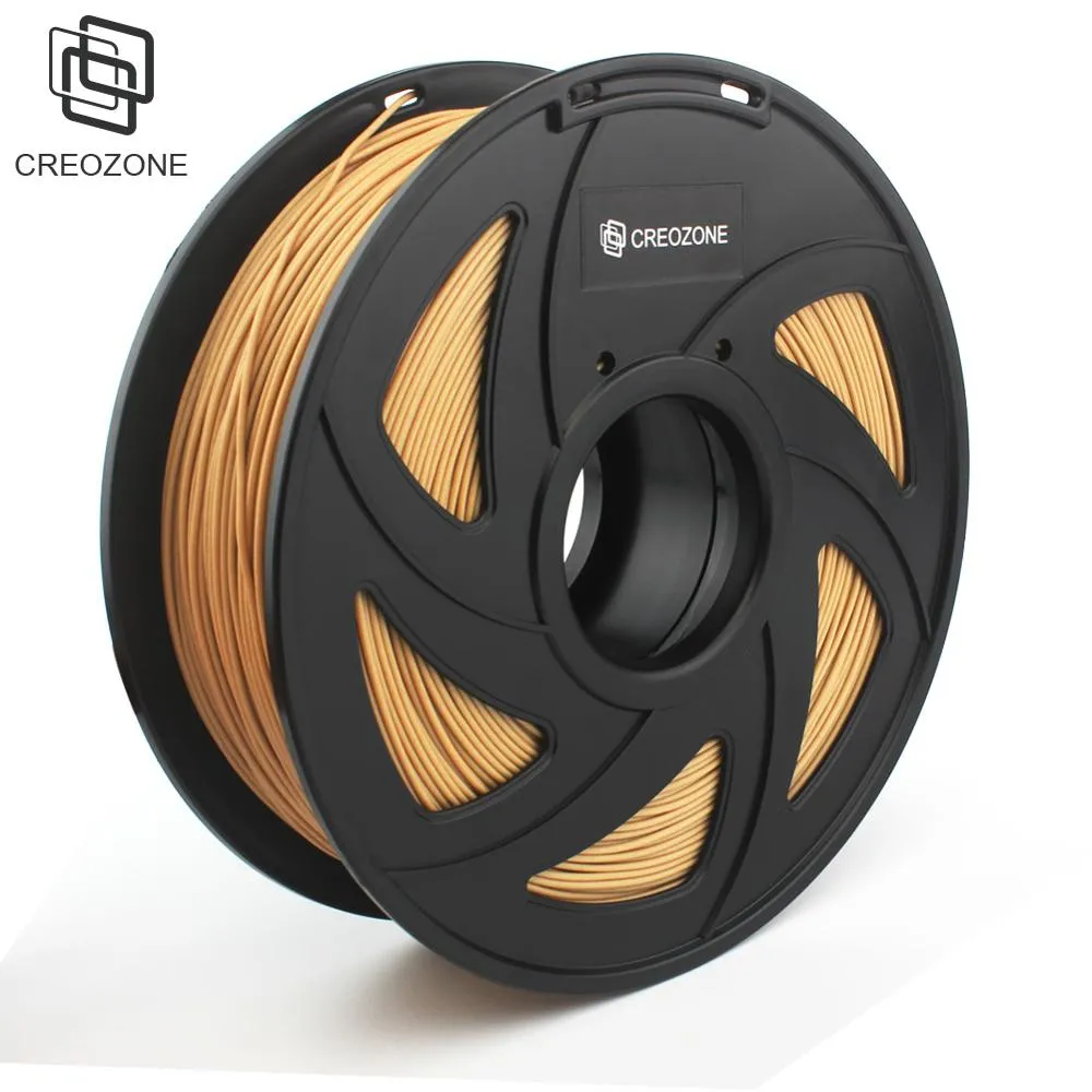 Freeshipping Wood 3Dプリンターフィラメント1.75mm 1kg 2.20LBSスプール寸法精度+/- 0.03mm 3D印刷材料用品