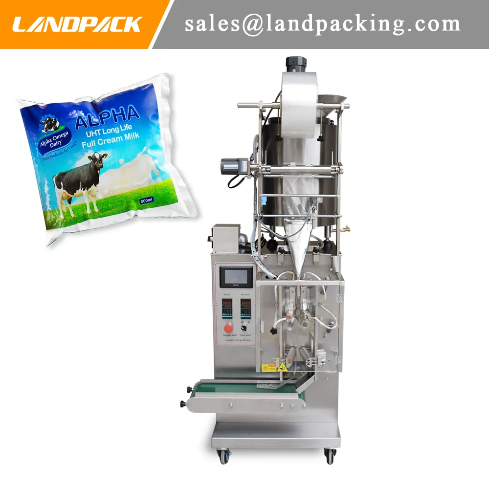 Multifunctional Automatic Vertical Form Fill Seal Machine For Milk Fruit Juice Drink