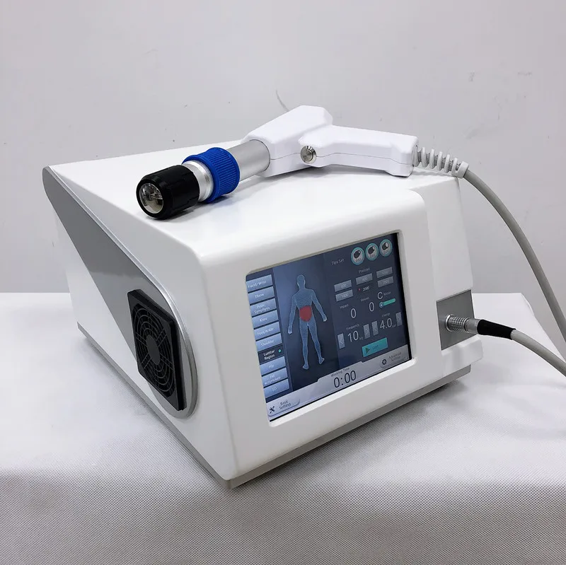 Appareil de rééducation orthopédique Gadgets de santé Équipement de thérapie par ondes de choc Dispositif professionnel par ondes de choc pour haute pression max à 6 bars