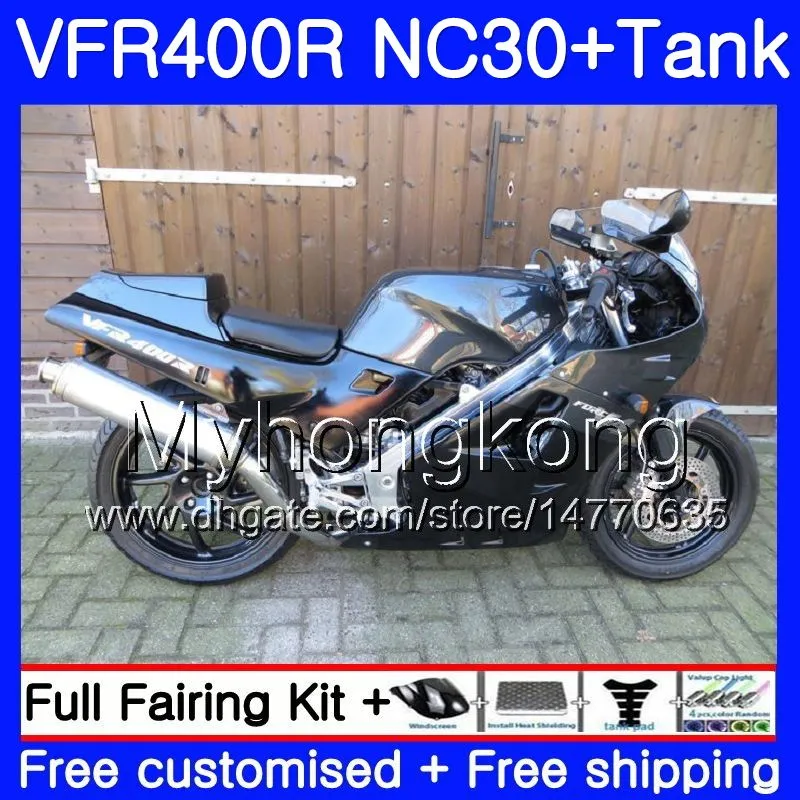 Комплект для HONDA RVF400R V4 VFR400R серебристо-серый 1989 1990 1991 1992 1993 269HM.27 VFR400 RVF VFR 400 R NC30 VFR 400R 89 90 91 92 93 обтекатель