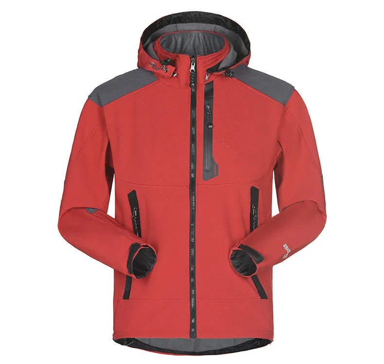 Nieuwe mannen waterdicht ademend softshell jas mannen buitenshuis sport jassen mountainpeak ring jas jas