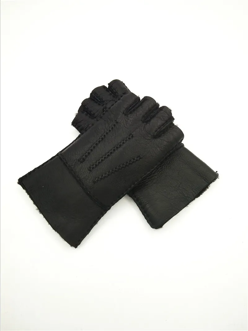 Fashion-Style Female Half Finger Gloves Comfortable Wool Quality Women Gloves Warm