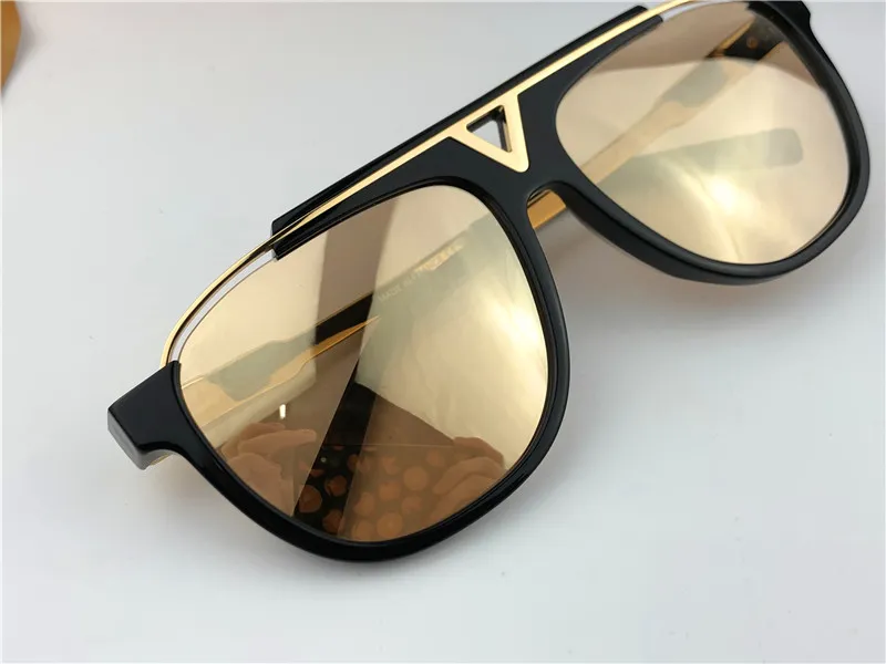 Großhandels-Beliebte heiße Großhandel Outdoor-Männer MASCOT Sonnenbrille 0936 Metall plus Platte quadratischen Rahmen Retro-Avantgarde-Design-Stil Top-Qualität