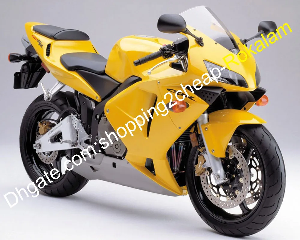 Honda CBR 600 RR 03 04 CBR600RR F5 CBR600 2003 2004 Gri Sarı ABS PERSASYONU (Enjeksiyon Kalıpları)