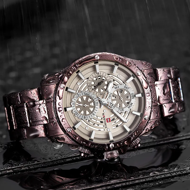 NAVIFORCE Mens Sports Watches Top Luxury Brand Men Fashion Casual