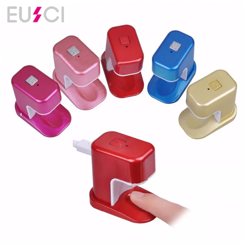 Nail Dryers 3W Mini Dryer Portable Single Finger Art LED UV Lamp For