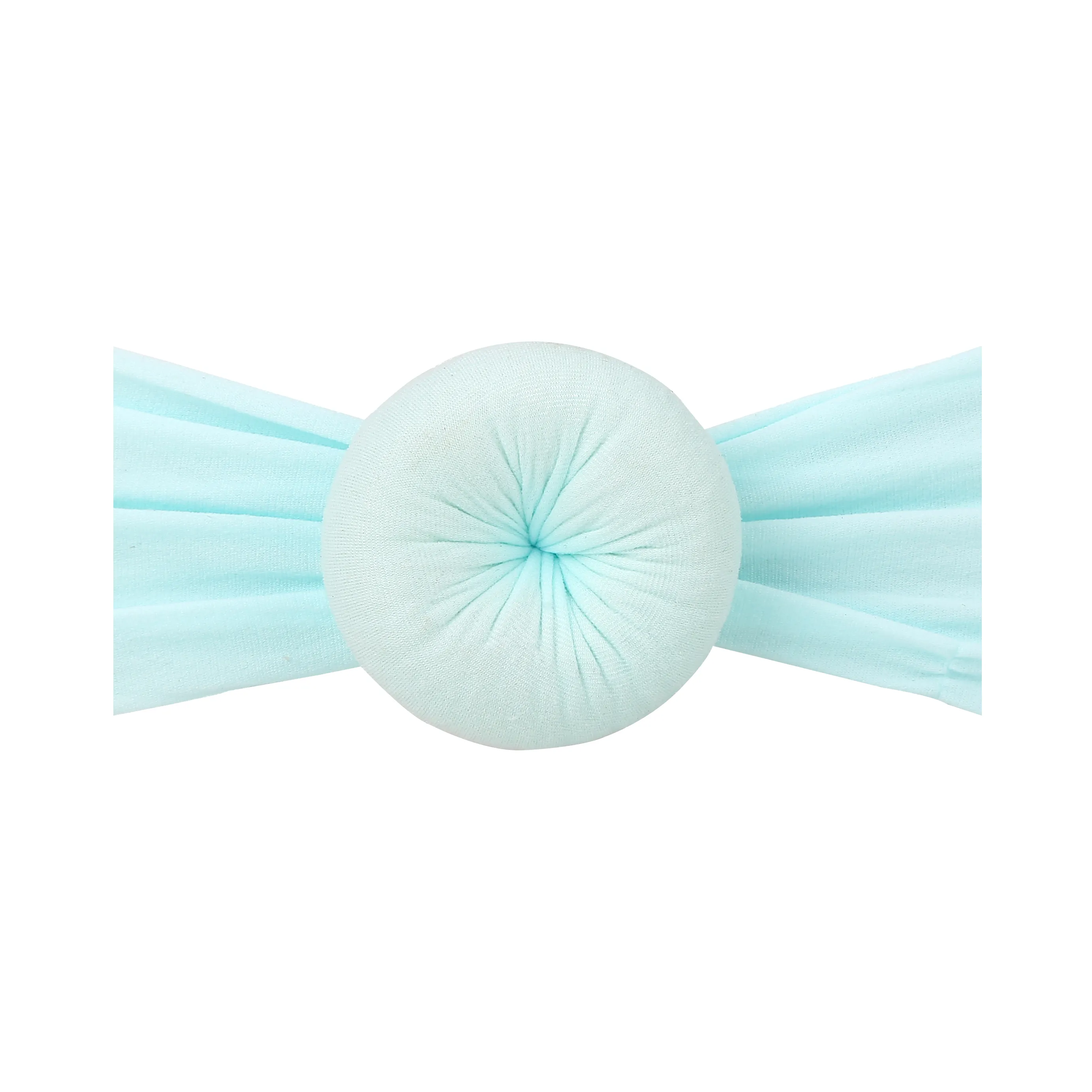 Monochrome nylon wide children's hair accessories Featured ball nylon wide children's headwear