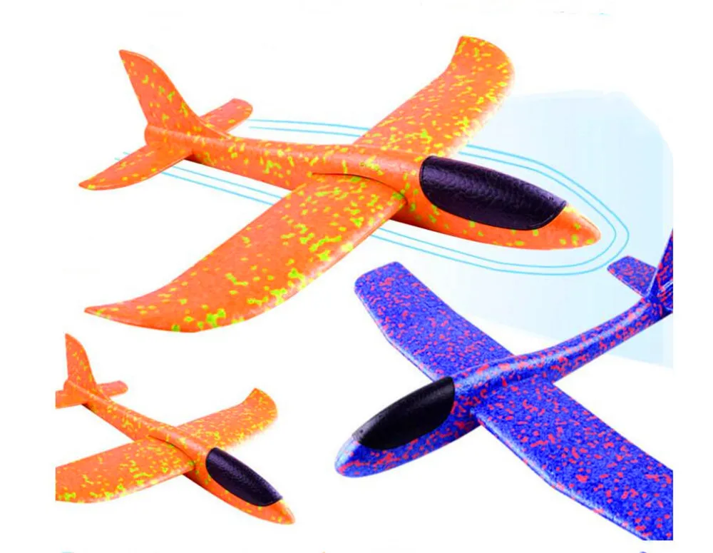 Foam Plane Throwing Glider Toy Airplane Inertial Foam EPP Flying Model Gliders Outdoor Fun