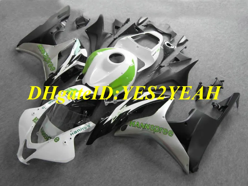 Motorcycle Fairing kit for Honda CBR600RR 07 08 CBR 600RR F5 2007 2008 CBR600 ABS Top white black Fairings set+Gifts HX31