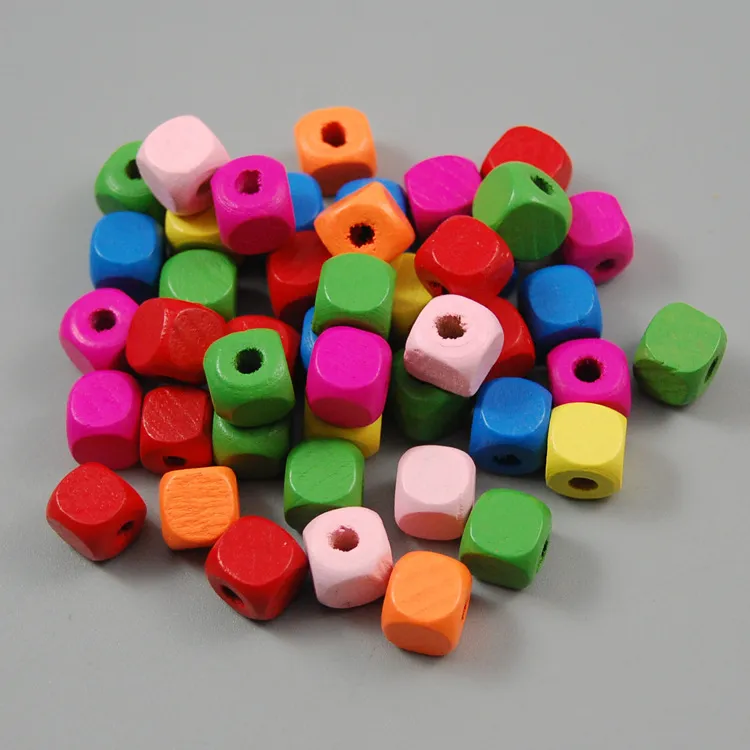 OLYCRAFT 104 stuks alfabetletters, ronde houten kralen, 26 stuks alfabetkralen, 13 mm, gat van 4 mm, natuurlijk hout, 4 stuks