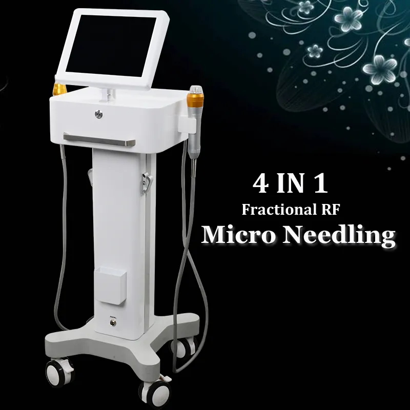 Professionele fractionele RF Microneedle Machine 20 Tips Micro Needling Skin Verjonging Stretch Marks Rimpel Verwijderingsapparatuur