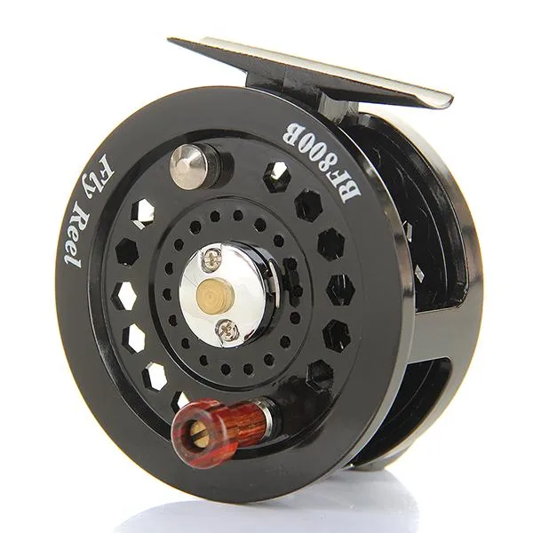 BF800B Fly Fishing Reel Right/Left Handed, 3/150 Black Saltwater