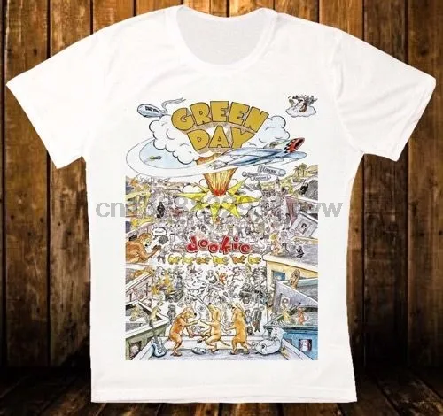 GREEN DAY DOOKIE PUNK ROCK BAND NEW RETRO VINTAGE HIPSTER UNISEX T
