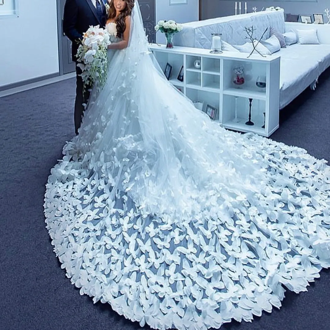 Mariposa velos de boda suave tul de dos capas encaje velos nupciales hecho a medida que Mariposa velos de boda suave tul de dos capas encaje velos nupciales hecho a medida que