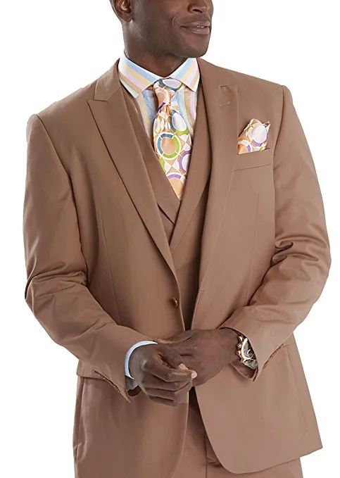 ファッショナブルな1つのボタンの新郎のピークラペルの古いタキシード男性のスーツの結婚式/プロミド/ディナーBest Man Blazer（ジャケット+パンツ+ネクタイ+ベスト）806
