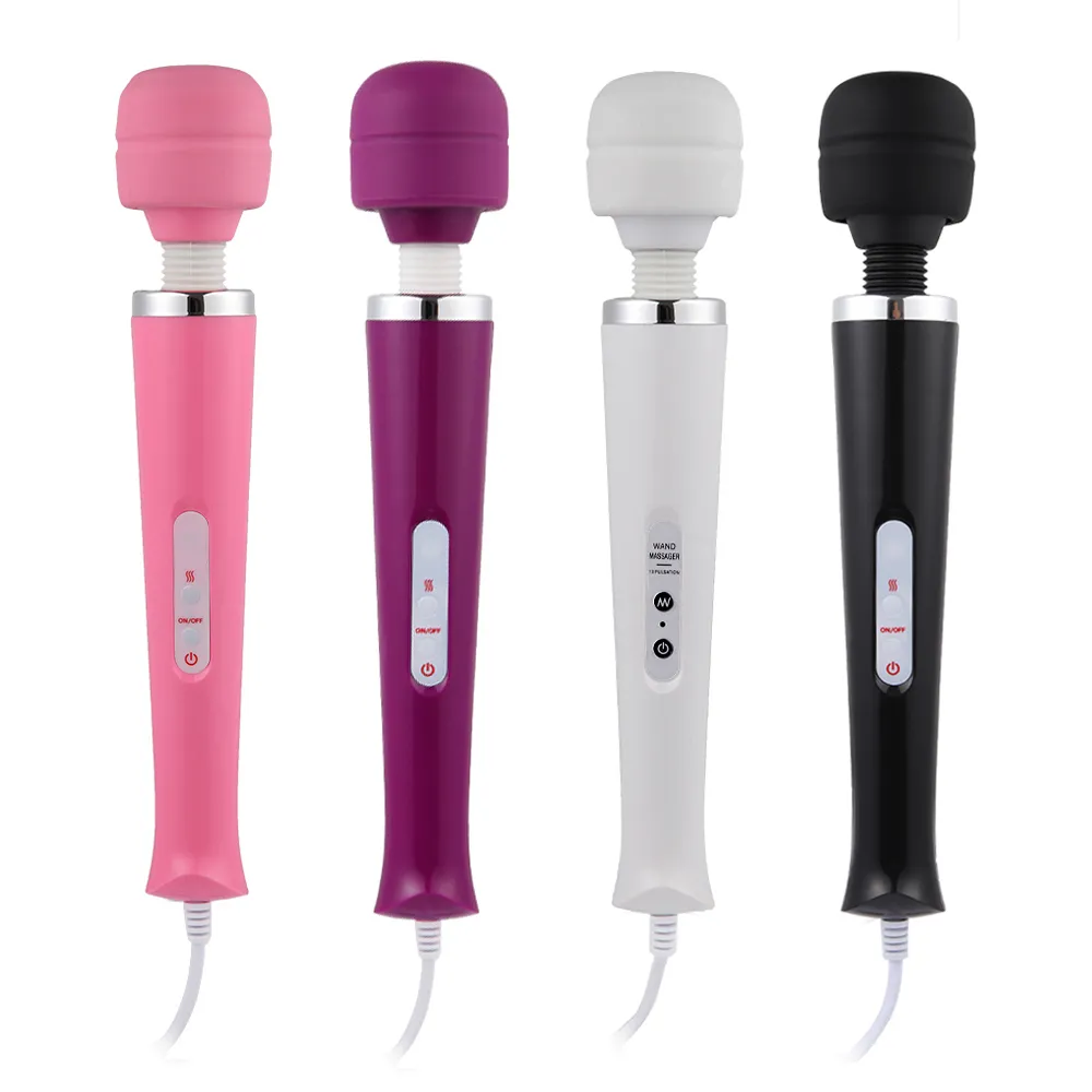 10 Speeds Magic Wand Massager Big Magic Wand Massage Stick AV Vibrators Sexy Clit Vibrator Sex Toys for Woman Y191228