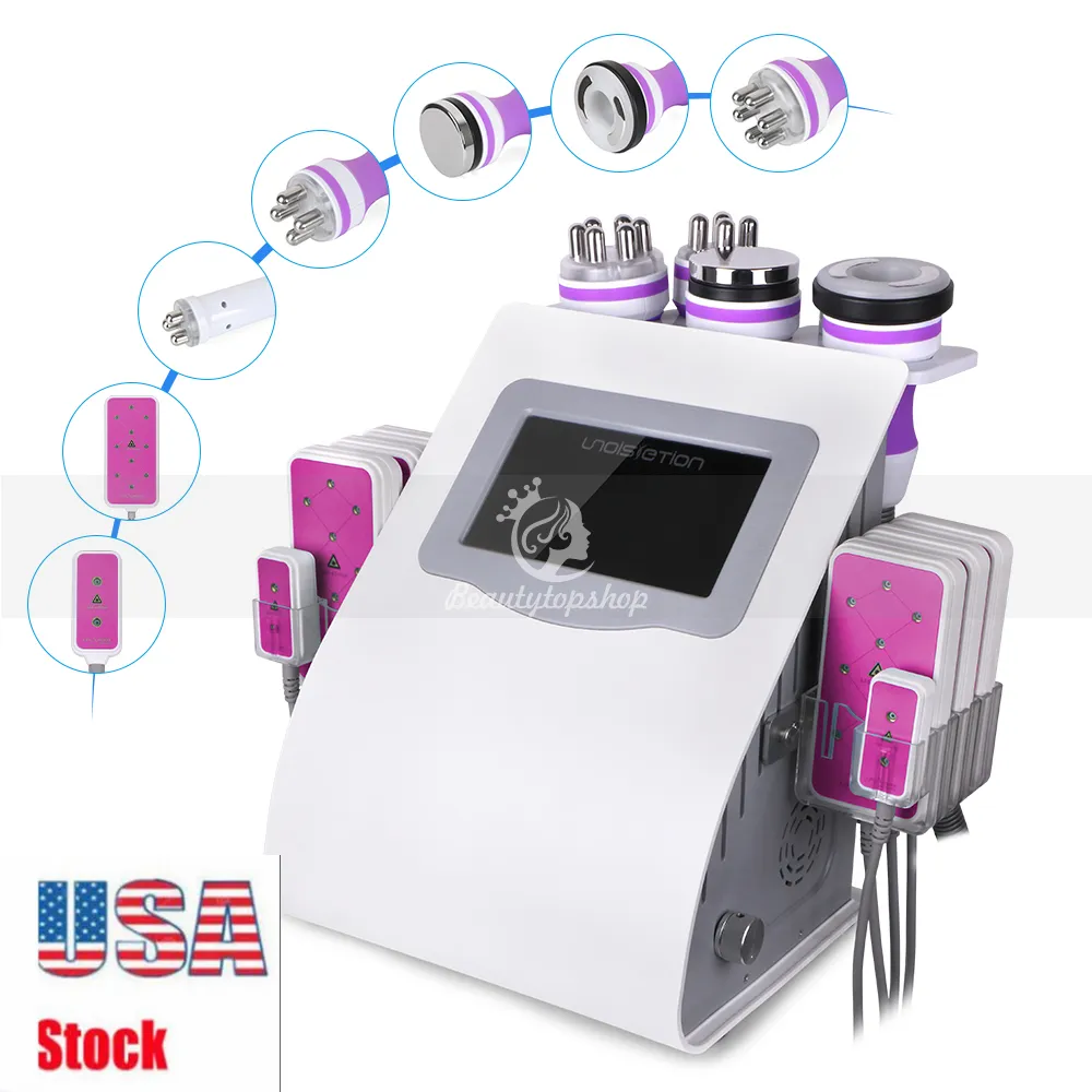 New Ultrasonic Cavitation Machine Photon LED Slimming RF Slim Radio Frequency Weight Loss Photon Skin Care