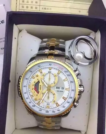 EF 558 Series Designer Stainless Steel Quartz Gold Wristwatches With Multi Function Movement And Box Classic Fashion With From Sumaiday 42.81 DHgate.Com