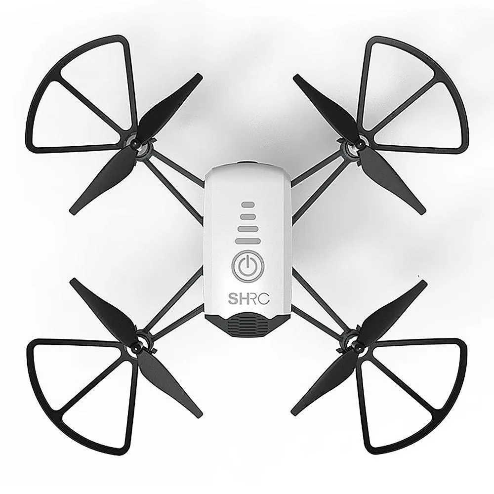 Shrc H2 Locke 2K WiFi FPV RC Quadcopter Smart Volg optische Flow Positioning Mode RTF White - Drie Batterijen