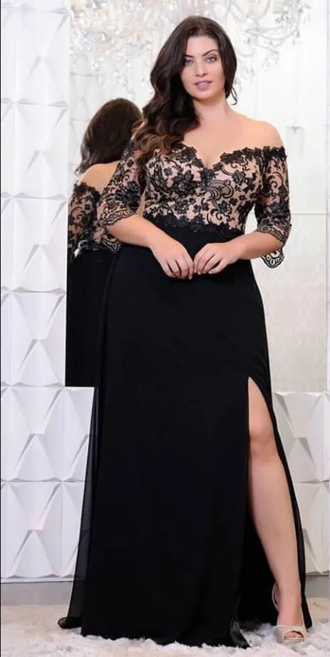 knee length dresses for ladies Three Floor Lace Parade Short Sleeved Dress in Black White Lace – Order Of  Style main image 1