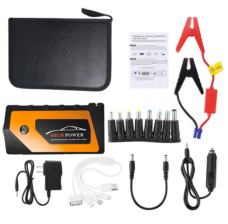 Cheap Car Jump Starter Quick Start Power Bank Starting Charger for 12v  Starting Charger for Cars Emergency Booster Battery with LED Lights