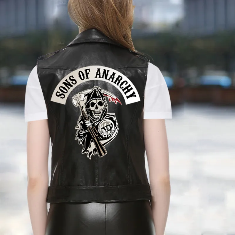 Jaqueta sons of anarchy sales couro