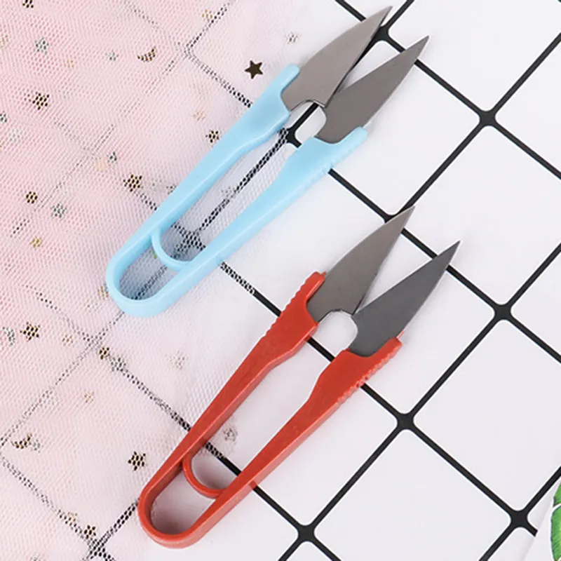 Mini Sewing Scissors Portable Cutting Thread U Shape Scissor
