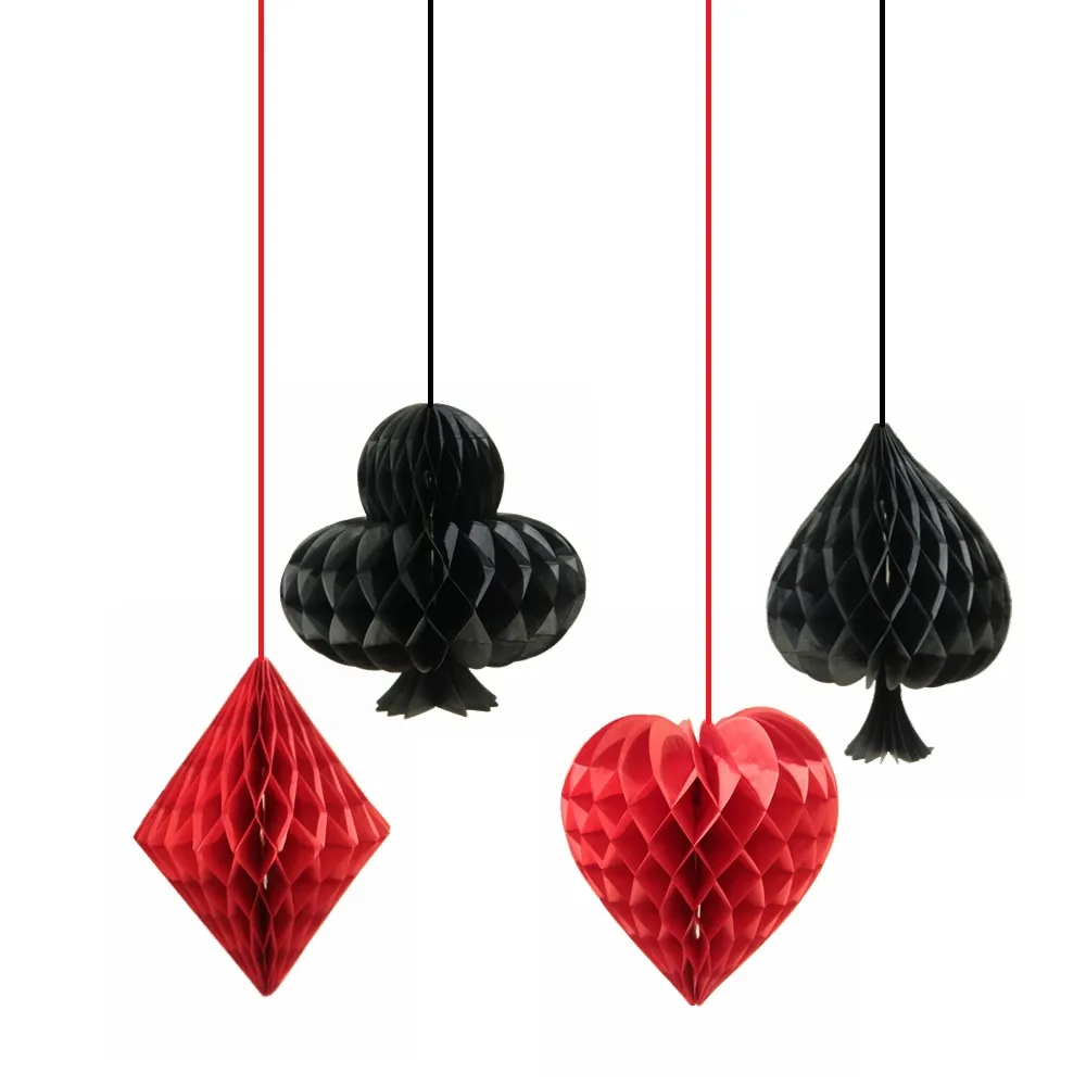 Fiesta Temática De Casino De 4 Uds., Tarjeta De Noche De Las Vegas, Pala De  Panal, Corazón, Diamante, Club, Póker, Guirnalda Colgante, Decoración De  Fiesta De Cumpleaños De 7,84 € | DHgate, image size:1000x1000