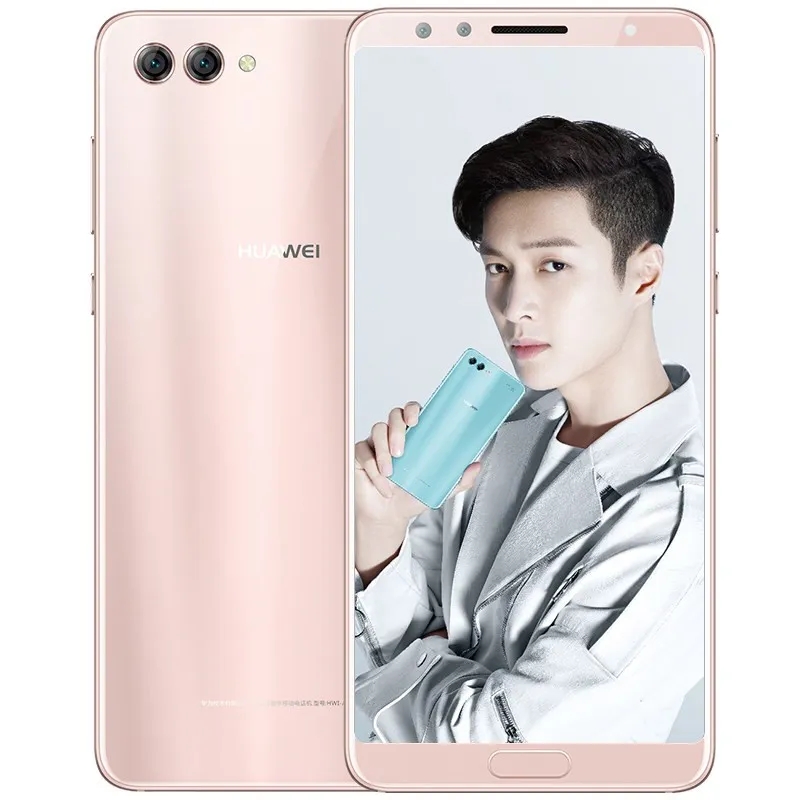 Téléphone portable d'origine Huawei Nova 2S 4G LTE 6 Go de RAM 64 Go de ROM Kirin 960 Octa Core Android 6.0 "Plein écran 20MP OTA NFC 3340mAh empreinte digitale ID visage téléphone portable intelligent