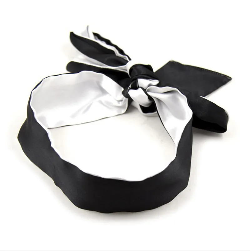 Lingerie Porn Masque Toys Sexy Satin Eye Mask Black Blindfolded Patch Fetish For Sex Game Erotic Costumes_voghion.com
