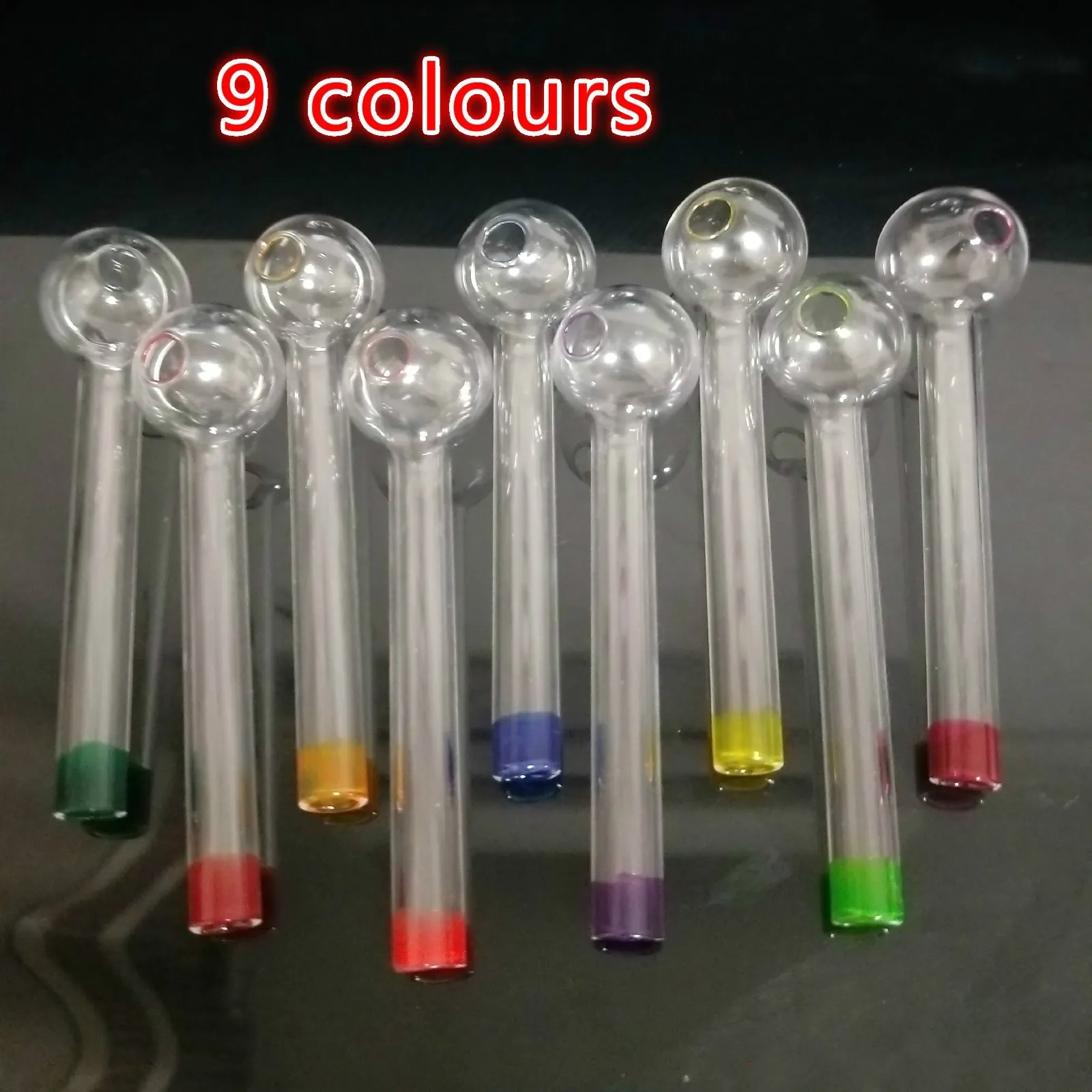 Pyrex Glass Pipe 9 Kinds of Colorful Glass Bowl Tube Oil Burner Smoking