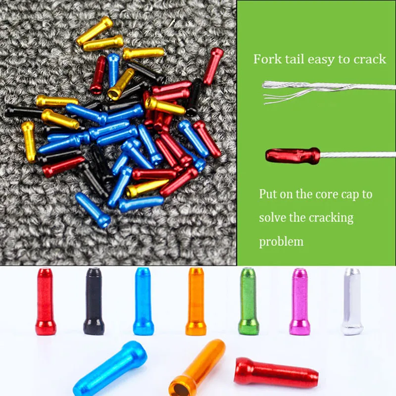 Derailleur cable end caps on sale