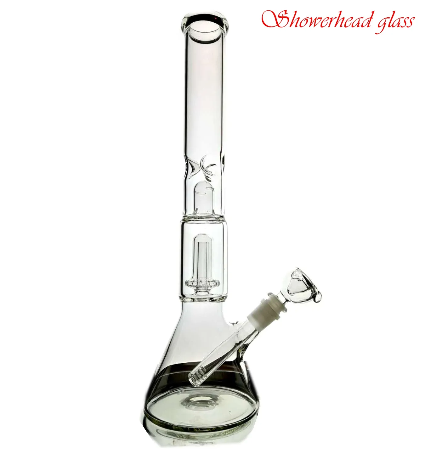 15,7 inchs bongs estilo vidro grosso ZOB bong TAÇA COM UFO Percolators Chuveiro de perc showercap Perc água Tubos tubo de 14.4mm conjunta