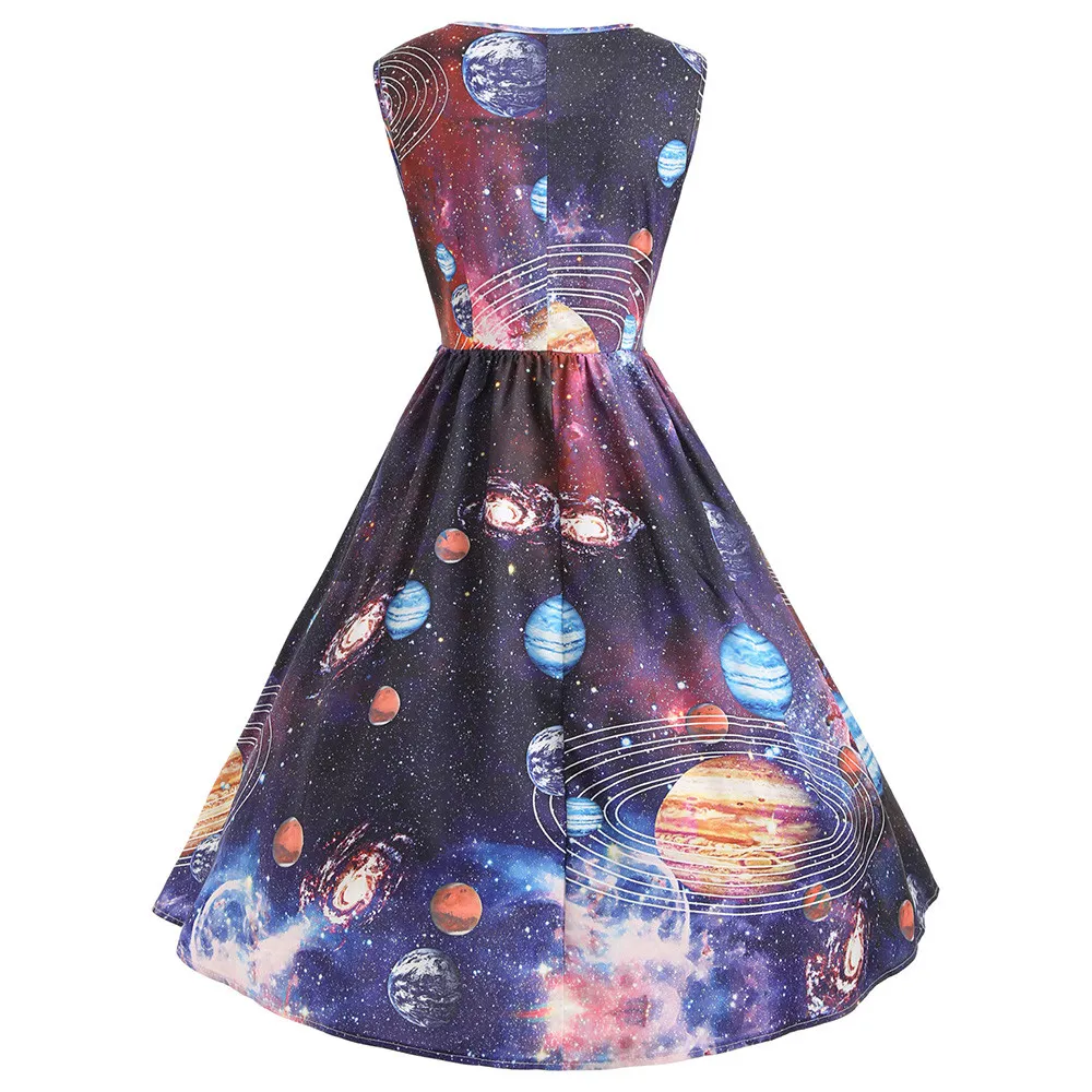 Women Vintage Starry Sky Planet Space Print Mid-Calf Dress with Empire Waistline and Full Sleeve Polyester Fabric from Dhgate Basic & Casual Dresses - price 35.28 Women Vintage Starry Sky Planet Space Print Mid-Calf Dress with Empire Waistline and Full Sleeve Polyester Fabric from Dhgate Basic & Casual Dresses - price 35.28