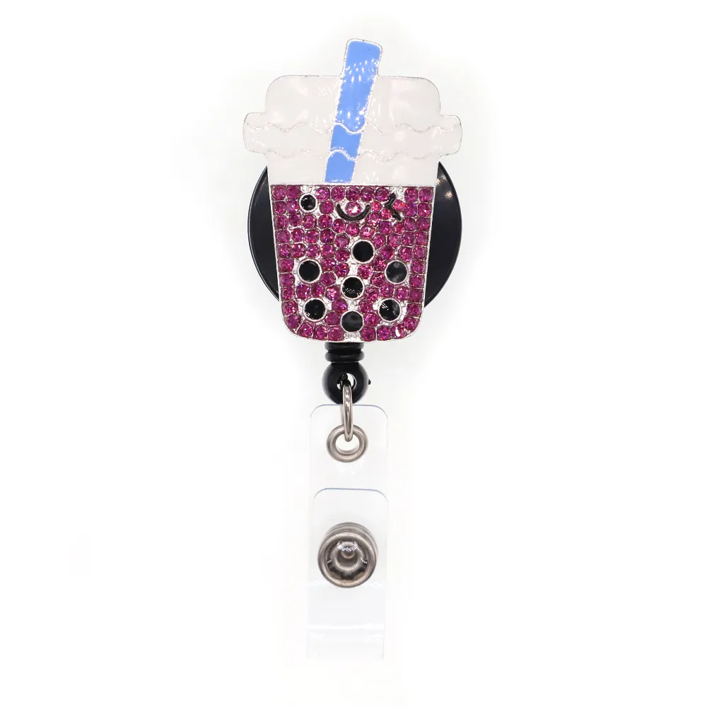 Rhinestone Turtle School Bus Coffee Cup Teeth Shape Badge Reel Retractable  ID Badge Holder FOR Nurse Doctor Hospi7225128 From Abki, $11.11