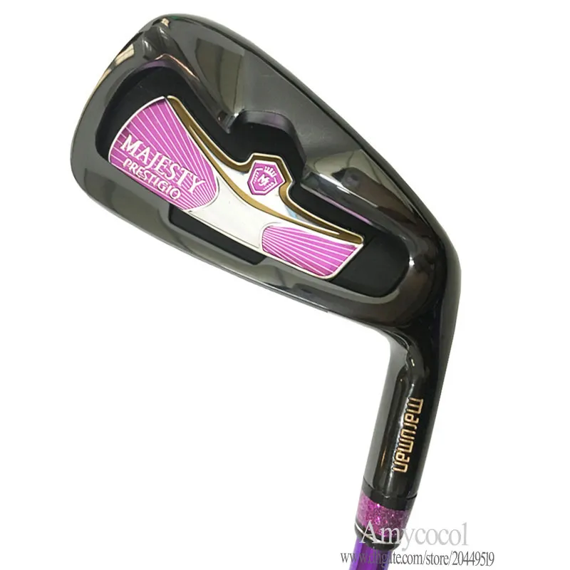 Nya kvinnliga golfstrykjärn sätter Maruma Majesty Prestigio 9 Golfklubbar 5-9pas Irons Graphite Shaft L Flex Irons Shaft gratis frakt