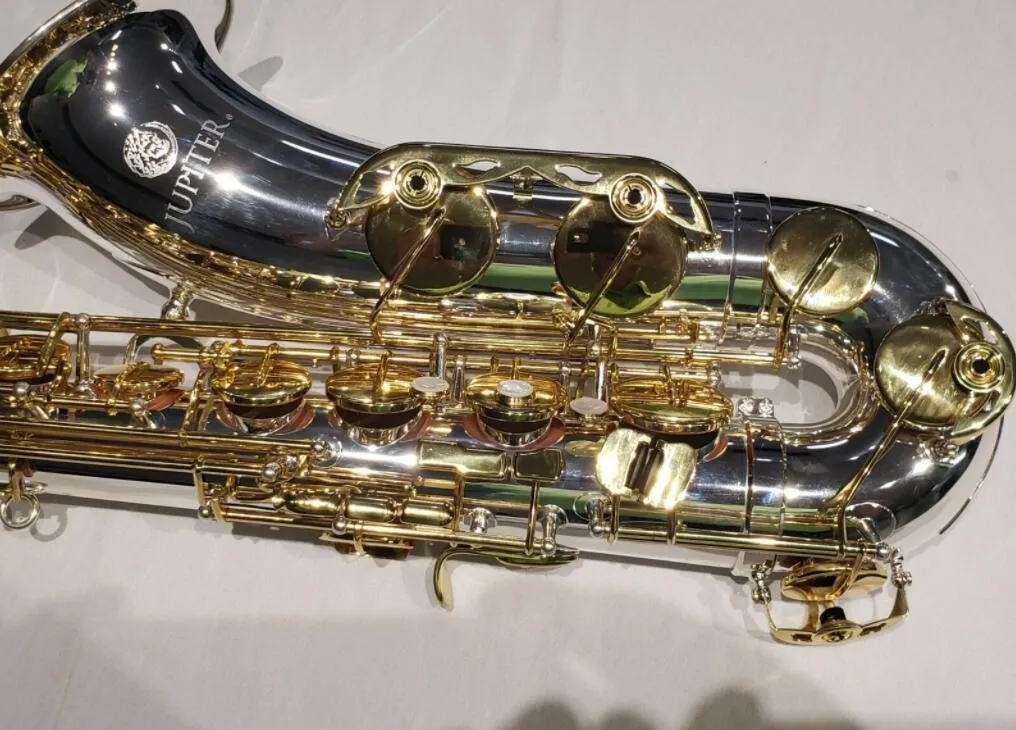 Jupiter JTS1100SG Posrebrzany Saksofon Tenor Nowy Marka B Flat Sax Imstrance Szybka Wysyłka