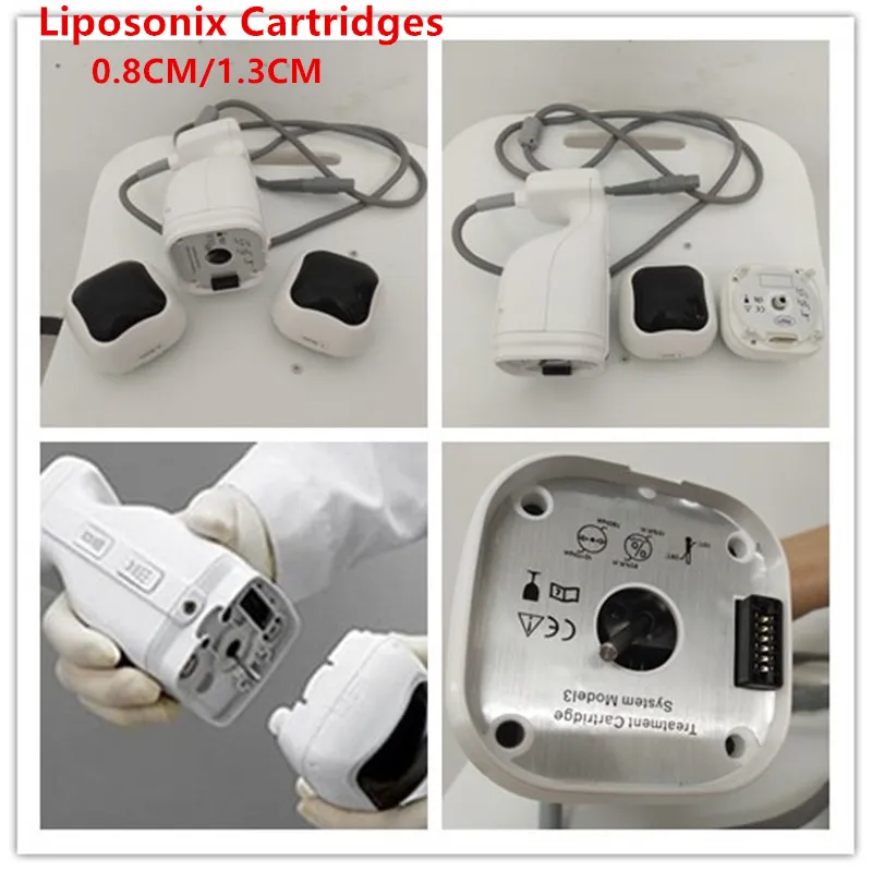 محمول Liposonix التخسيس آلة الجسم التخسيس انقاص الوزن 0.8CM 1.3CM الدهون رؤساء Liposonix إزالة / خراطيش Liposonix