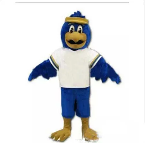 Envío gratis Falcon Mascot Costume Adult Size Cartoon Character Eagle Bird Mascotte Mascota Outfit Suit Fancy Dress Suit Fit Kit