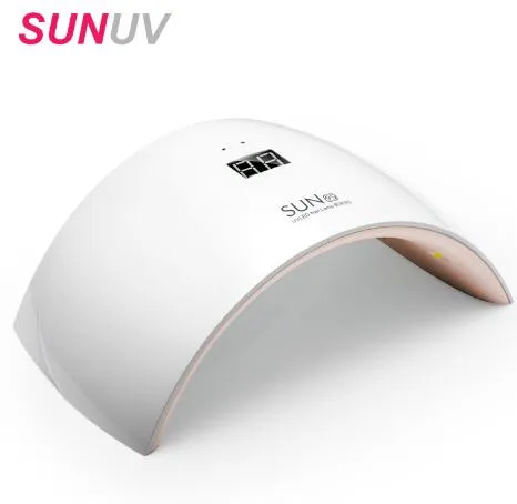 SUNUV SUN9s 네일 램프 24W UV LED 가벼운 네일 건조기 USB 충전 케이블과 손가락 및 발톱에 대 한 전문 매니큐어 램프