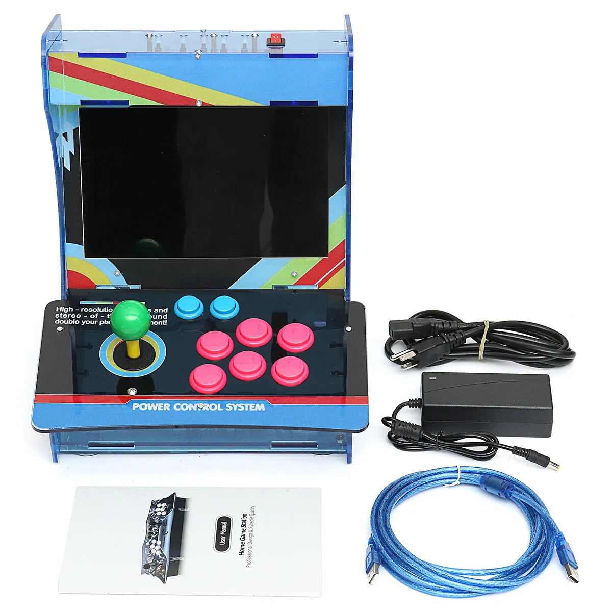 PandoraBox 5S 1299 in 1 Single Player Joystick Arcade Game Console with Display Screen
