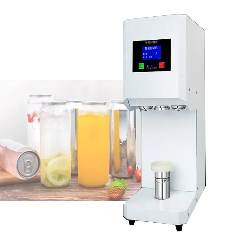 alüminyum için 370W Electric yapıştırma makinesi 500ml 650ml mühürleme olabilir makine çay dükkanı soğuk içecek dükkanı süt olabilir