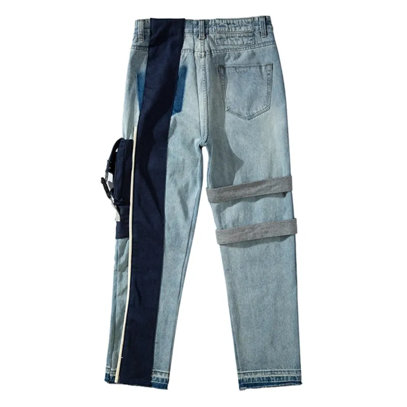 Mens tapered on sale biker jeans