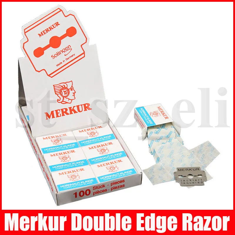 Fuß-Pediküre-Werkzeug Maisschneiderklinge für Maniküre Schneidklinge Merkur Double Edge Razor 100 Stück/Set
