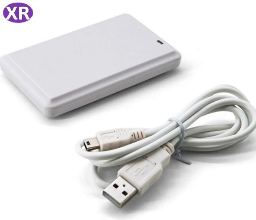 New White Non-contact USB Drive-free Door Access Card Reader 13.56MHZ 125Khz Card Reader For 125Khz/ID Card, 13.56Mhz/IC Card