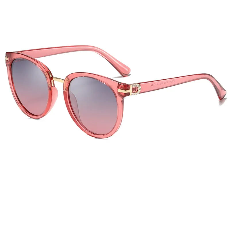 Markendesigner-Sonnenbrille mit Diamant-Metallrahmen für Damen, Brillen, Cat-Eye-Sonnenbrille für Damen, Markendesigner-Sonnenbrille mit Kristallrahmen, Versandbox