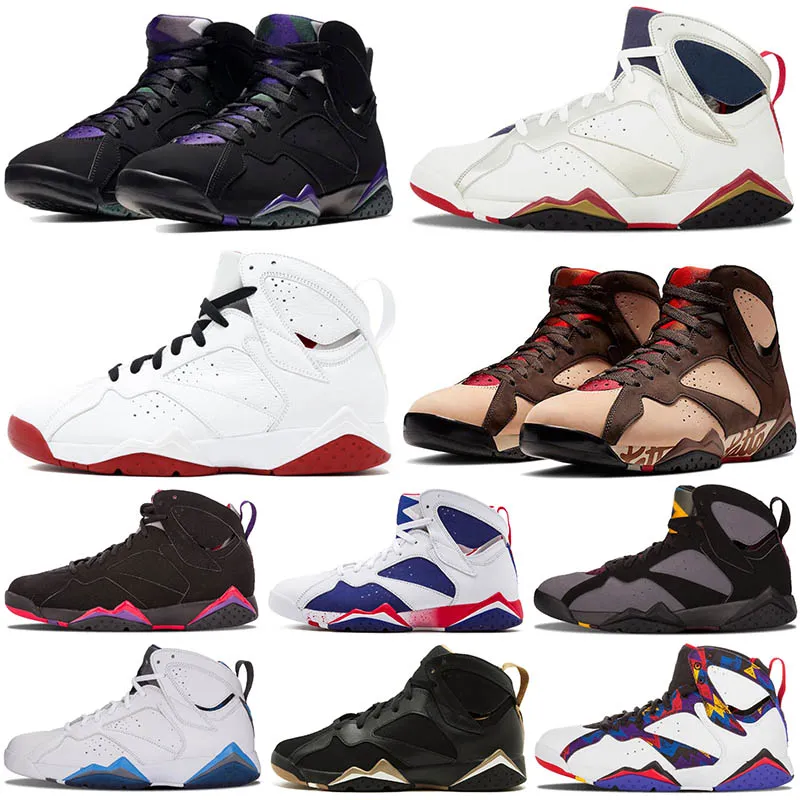 nike air jordan 7 retro 7 7s Zapatillas de baloncesto Raptor 7 Patta