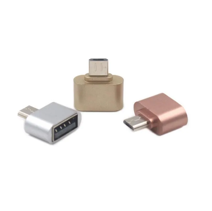 Micro USB till USB2.0 Adapter Converter OTG USB Flash Drive Connector för Samsung Galaxy A5 2016/2017 Android Mouse Keyboard Controller